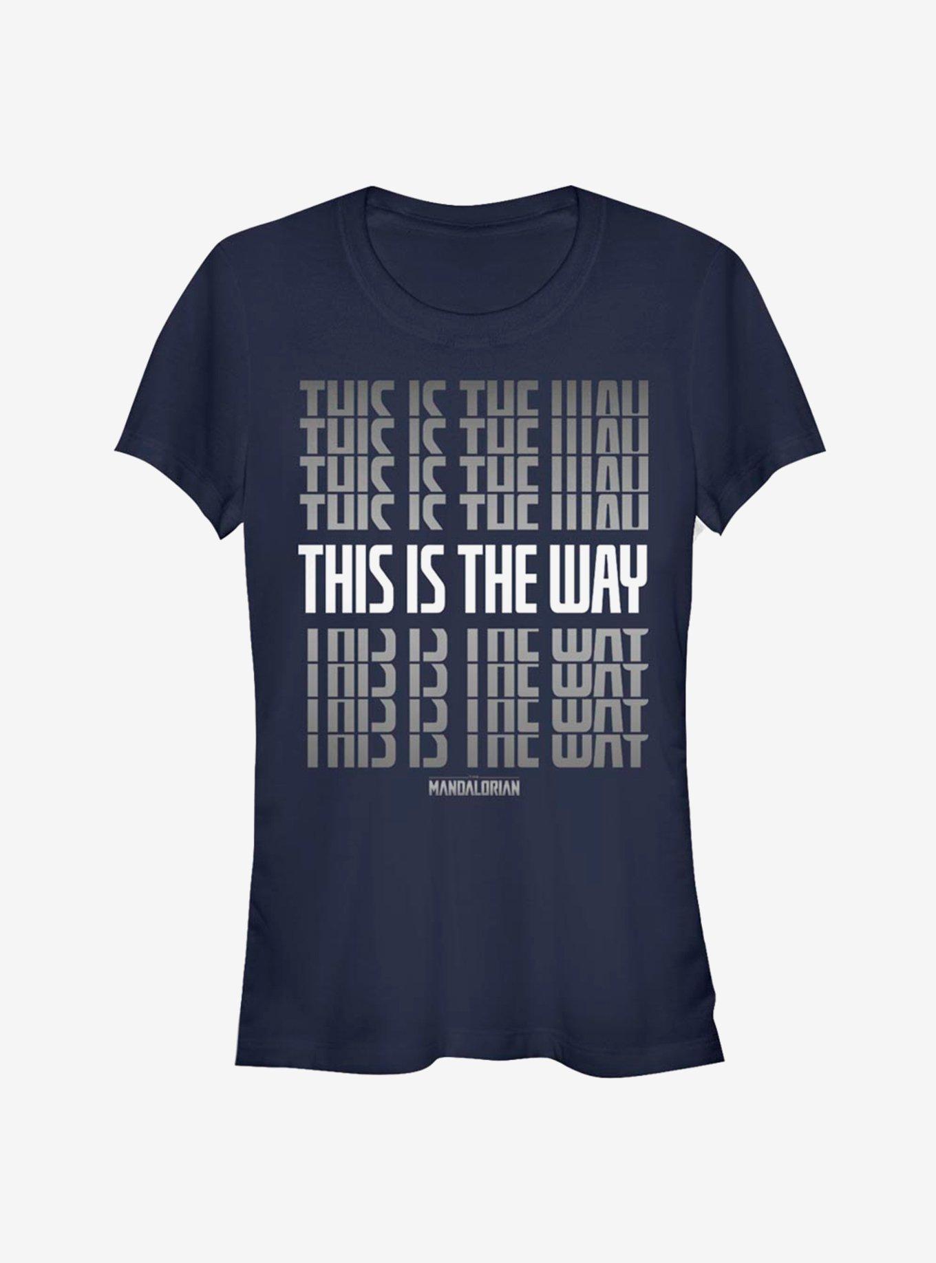 Star Wars The Mandalorian This Is The Way Stacked Girls T-Shirt