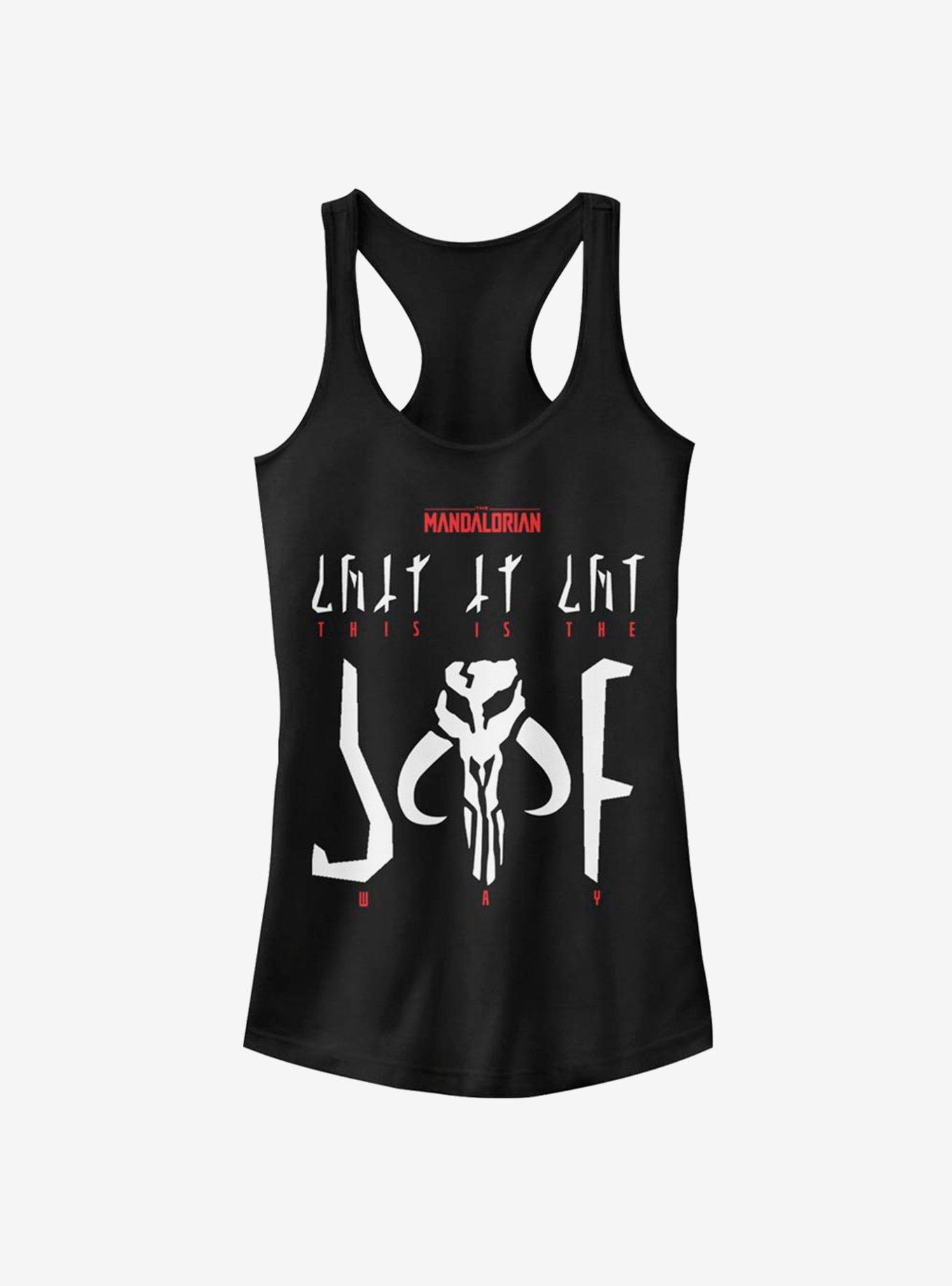 Star Wars The Mandalorian This Is The Way Mando'a Encryption  Girls Tank, BLACK, hi-res