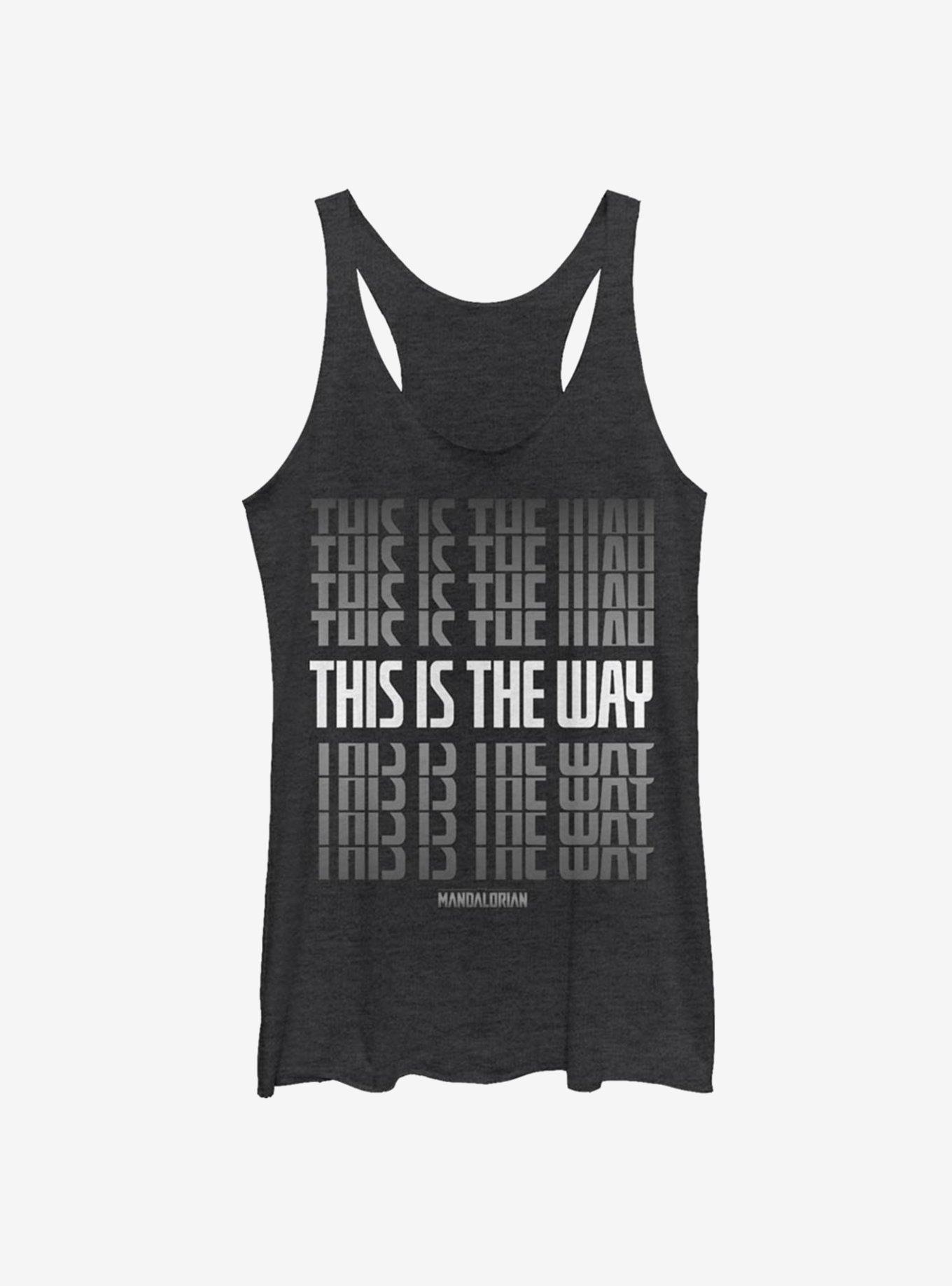 Star Wars The Mandalorian This Is The Way Stacked Girls Tank