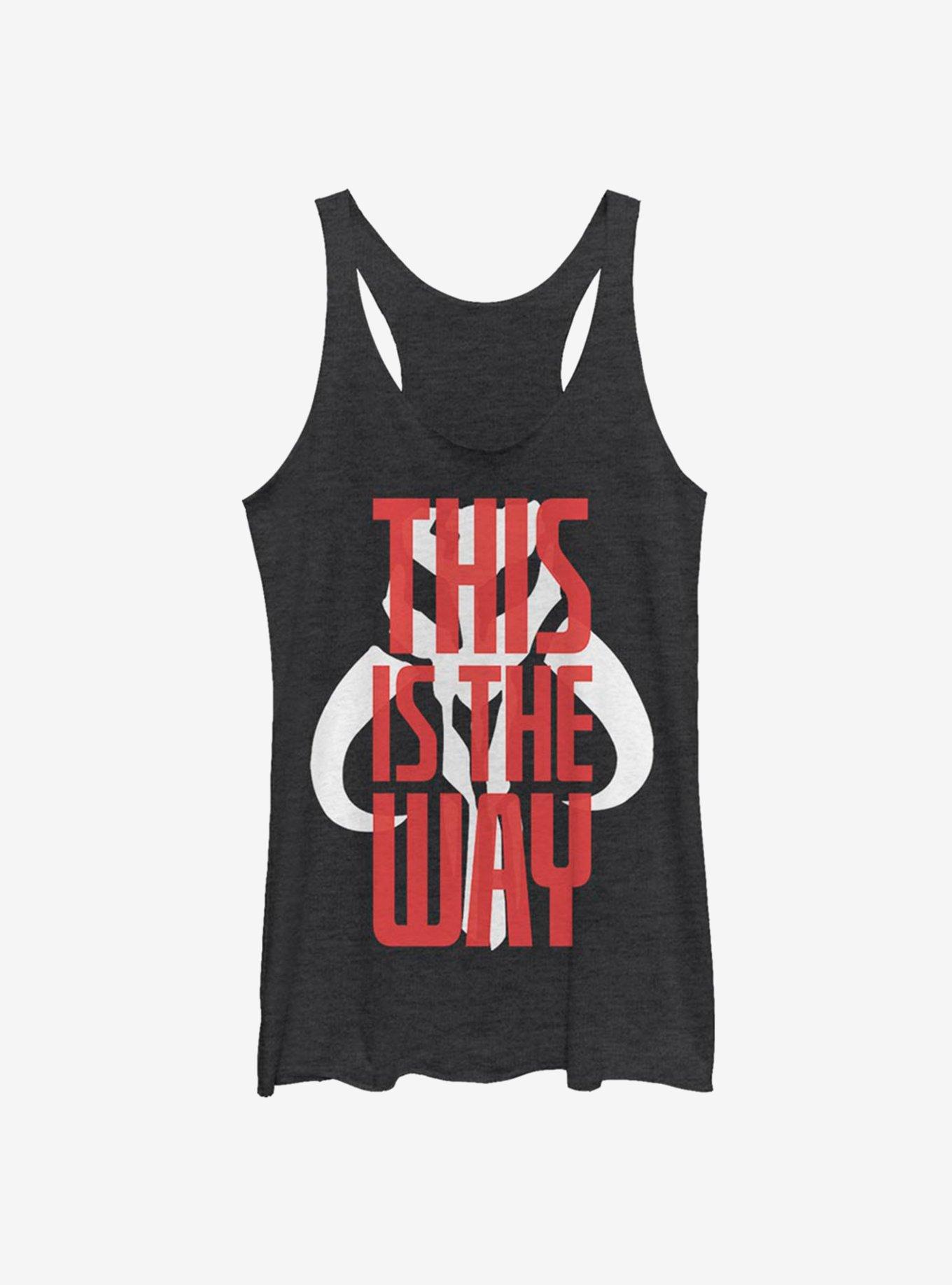 Star Wars The Mandalorian This Is The Way Text Girls Tank