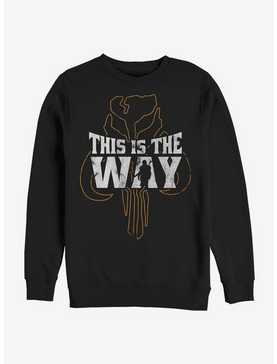 Star Wars The Mandalorian This Is The Way Iron Heart Outline Sweatshirt, , hi-res