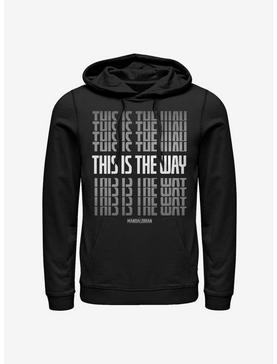 Star Wars The Mandalorian This Is The Way Stacked Hoodie, , hi-res