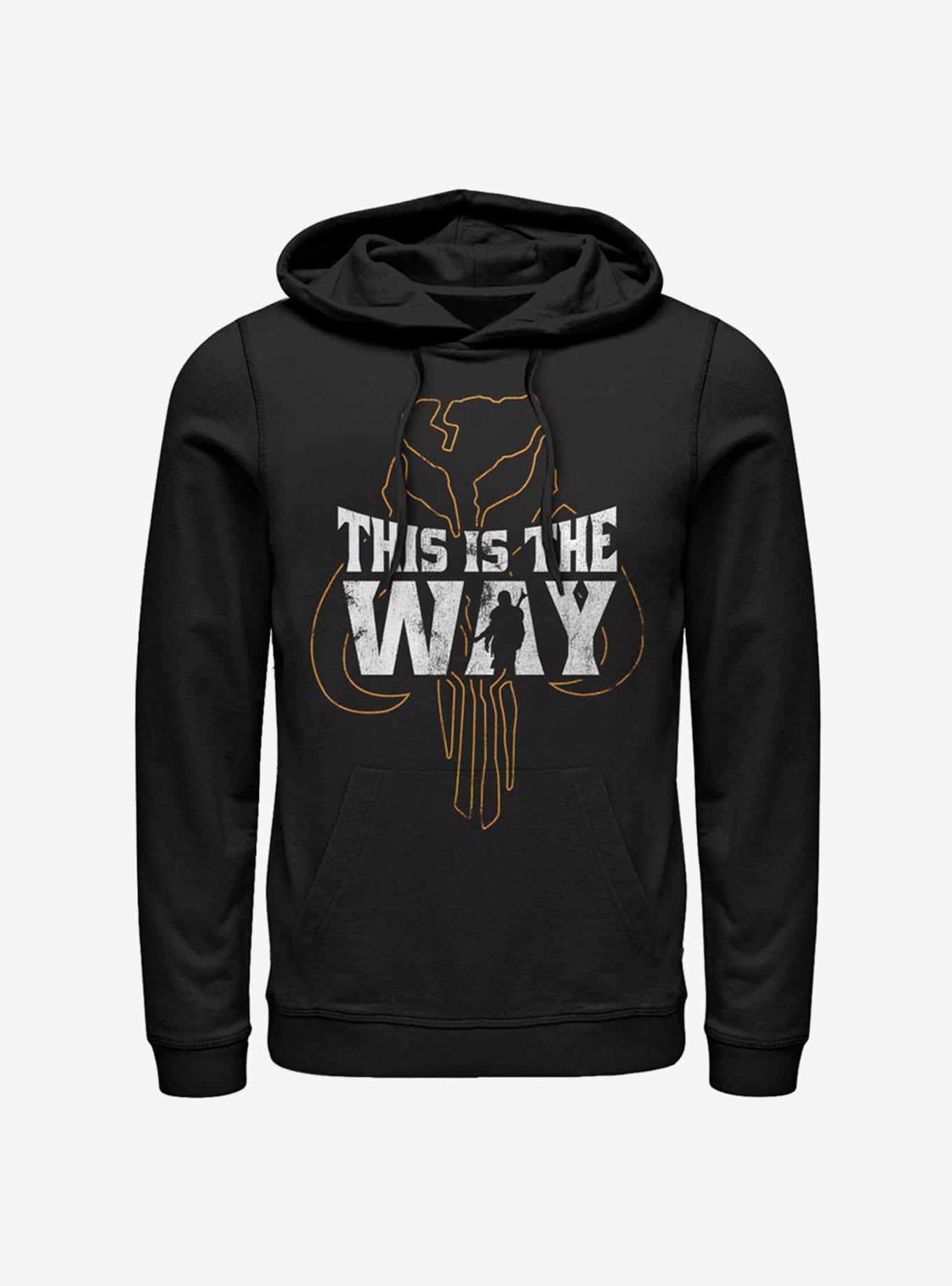Star Wars The Mandalorian This Is Way Iron Heart Outline Hoodie
