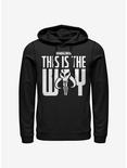 Star Wars The Mandalorian This Is The Way Bold Iron Heart Hoodie, BLACK, hi-res