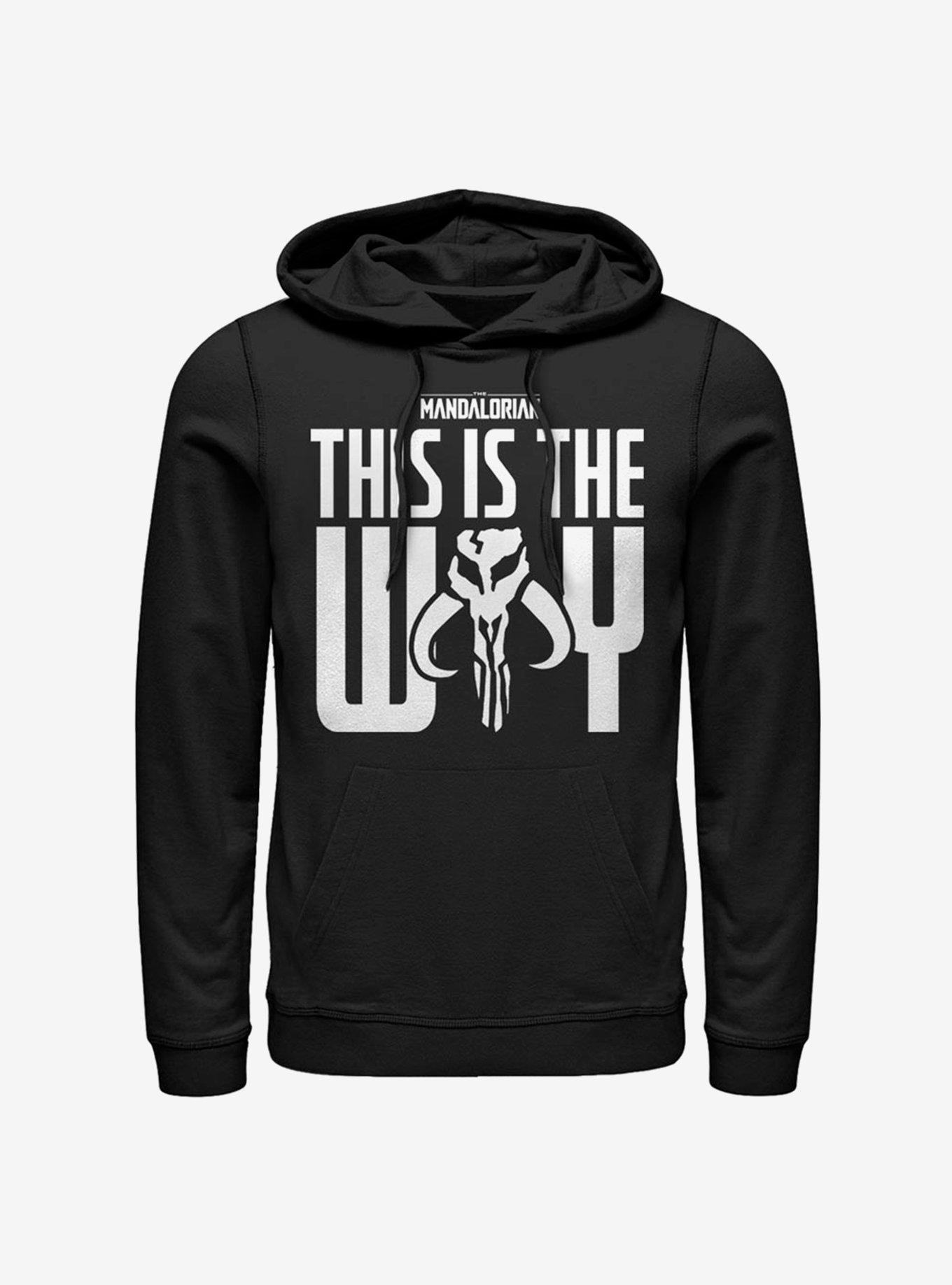 Star Wars The Mandalorian This Is The Way Bold Iron Heart Hoodie, BLACK, hi-res