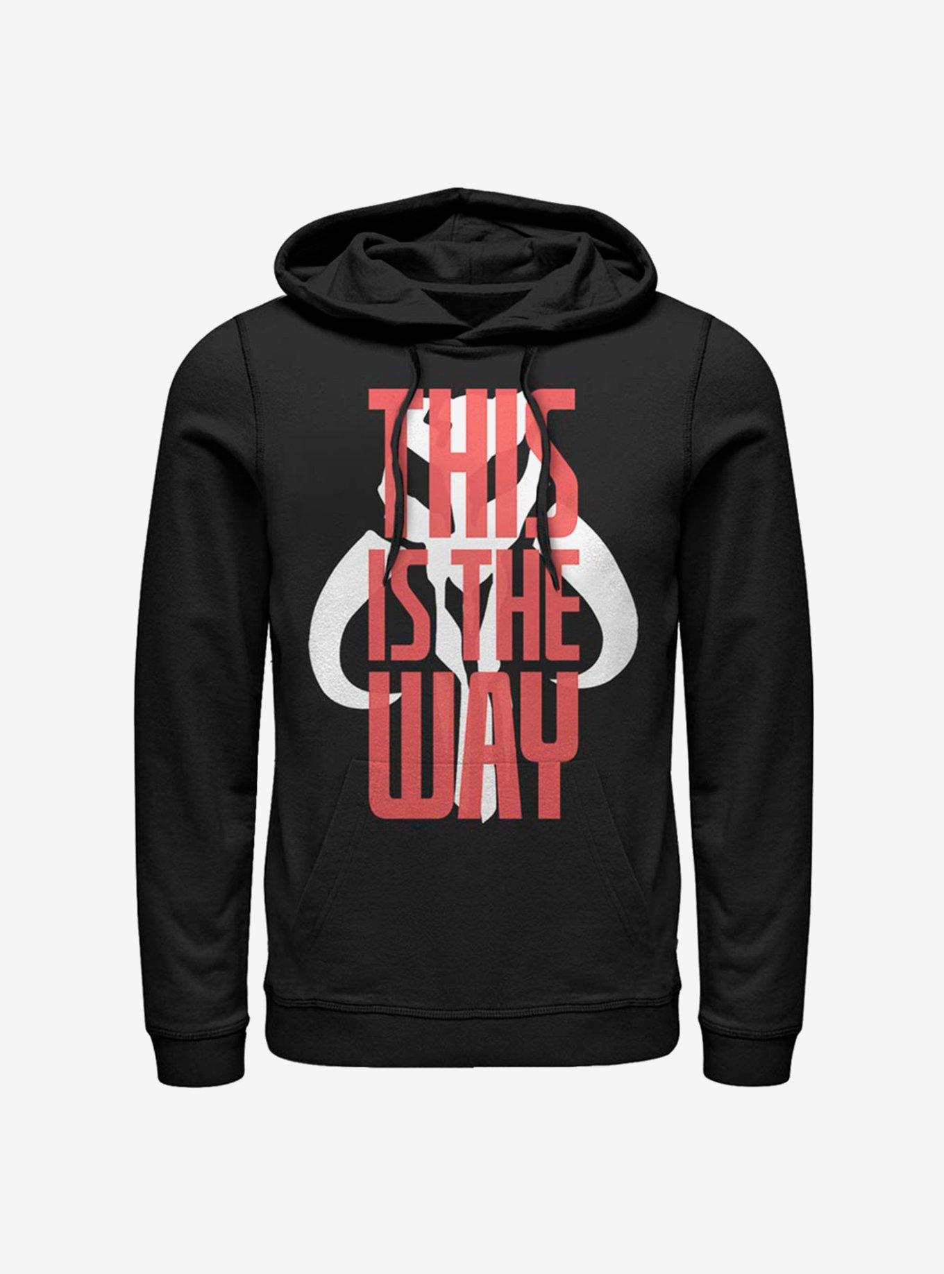 Star Wars The Mandalorian This Is The Way Text Hoodie, , hi-res
