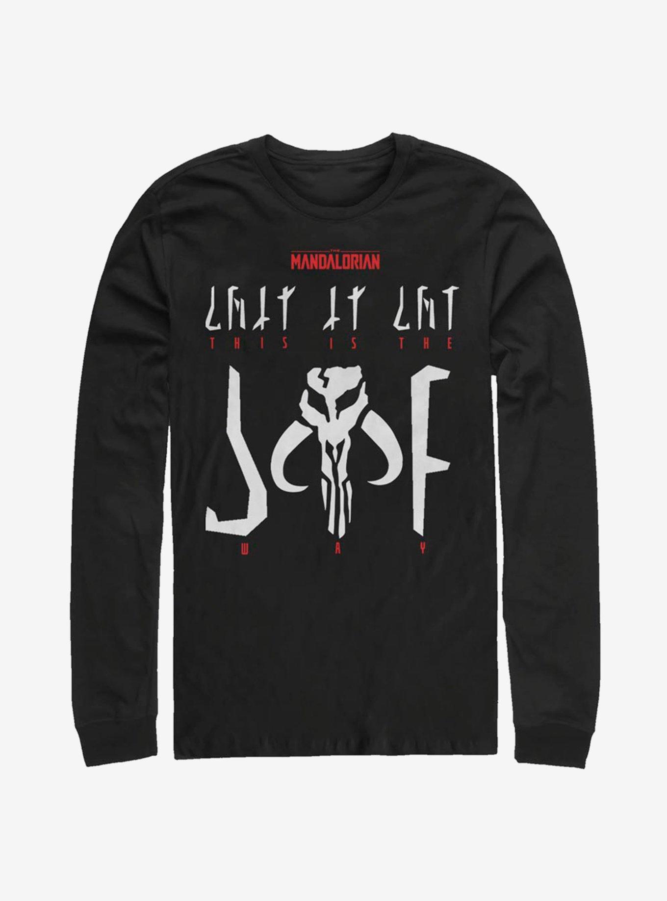 Star Wars The Mandalorian This Is The Way Mando'a Encryption  Long-Sleeve T-Shirt, , hi-res