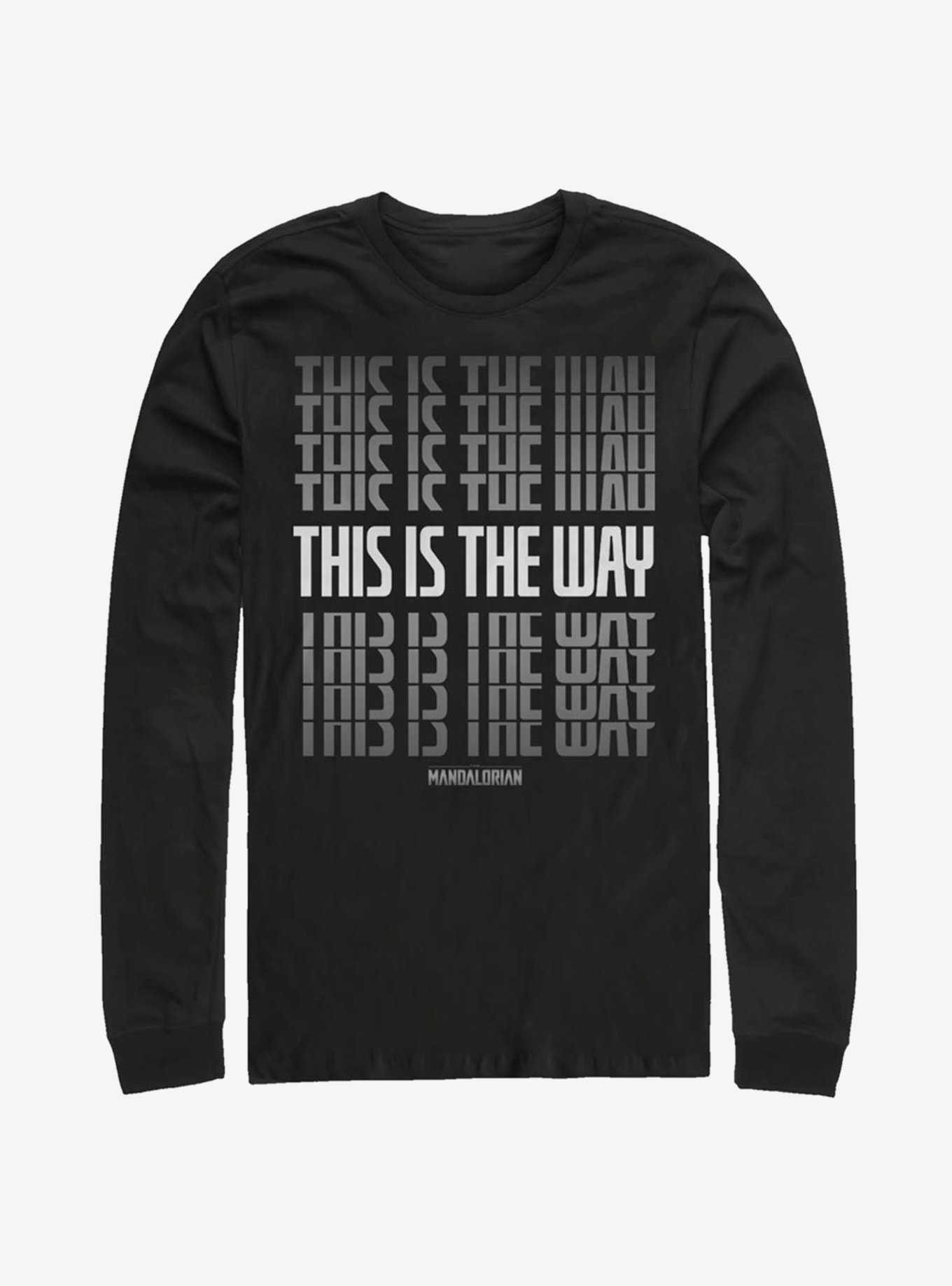 Star Wars The Mandalorian This Is The Way Stacked Long-Sleeve T-Shirt, , hi-res