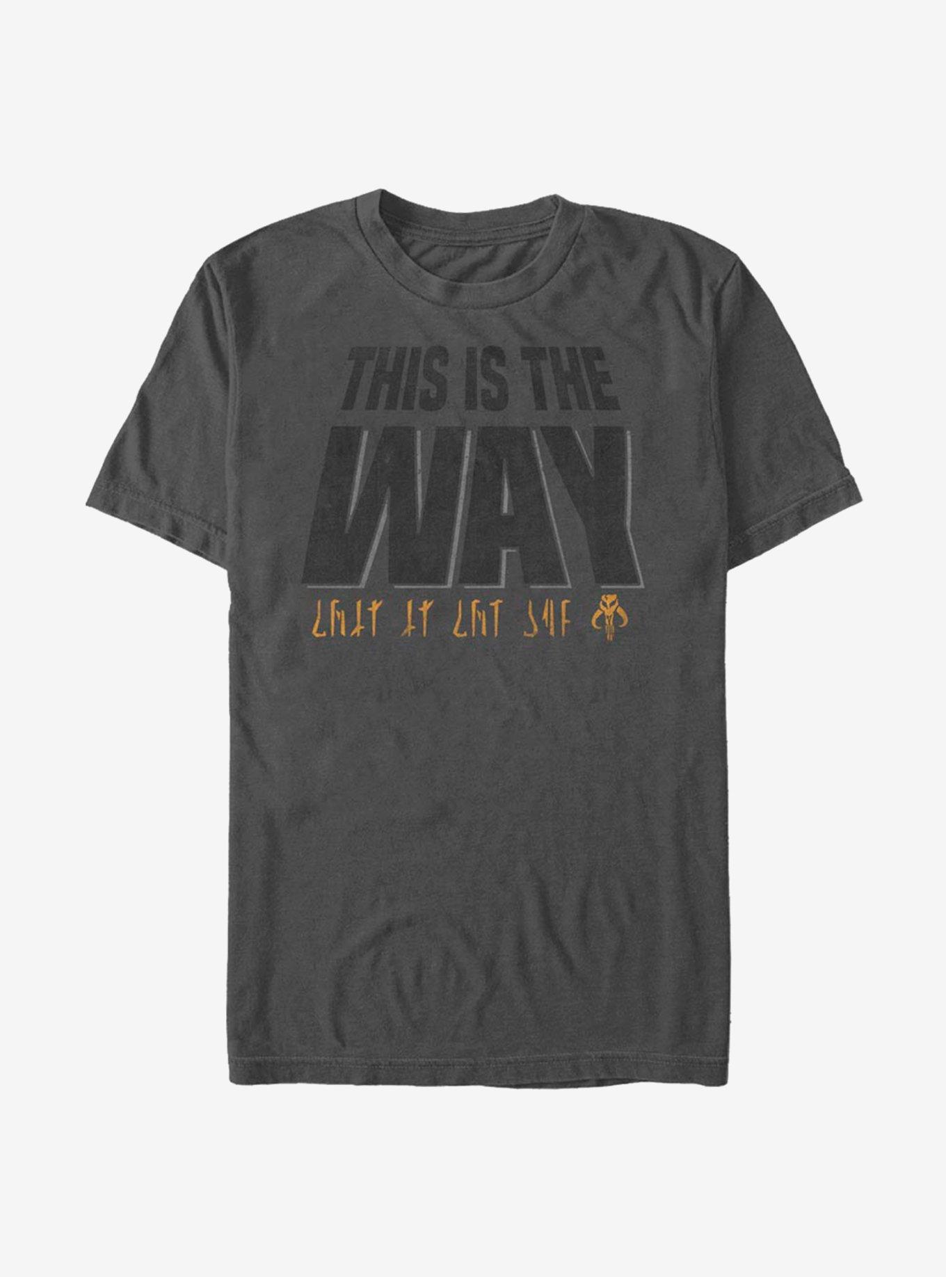 Star Wars The Mandalorian This Is The Way Mando'a Encryption  T-Shirt, , hi-res