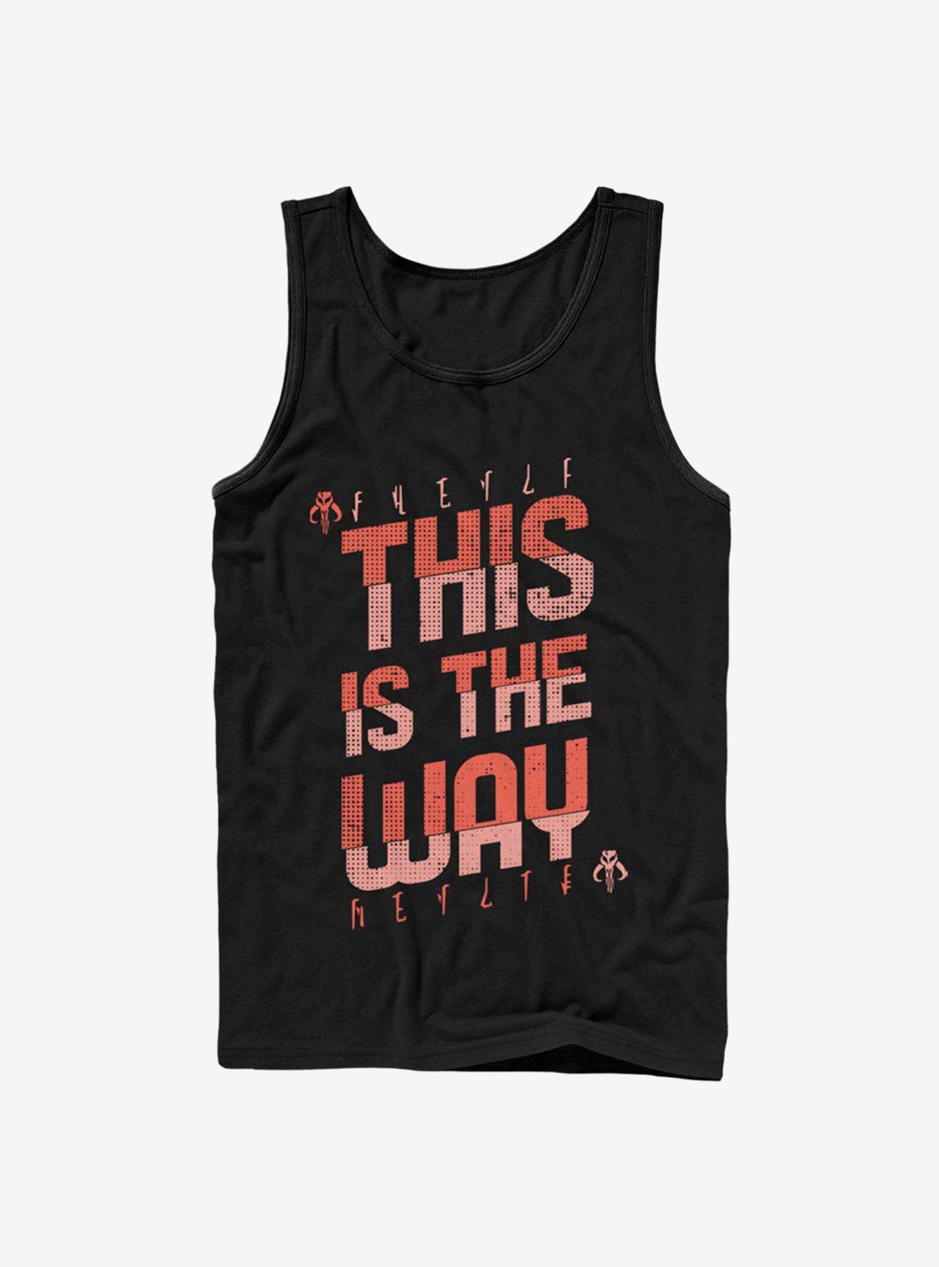 Star Wars The Mandalorian This Is The Way Mando'a Bold Text Tank