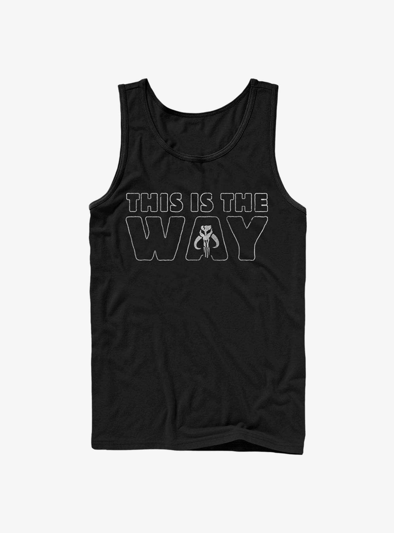 Star Wars The Mandalorian This Is The Way Outline Tank