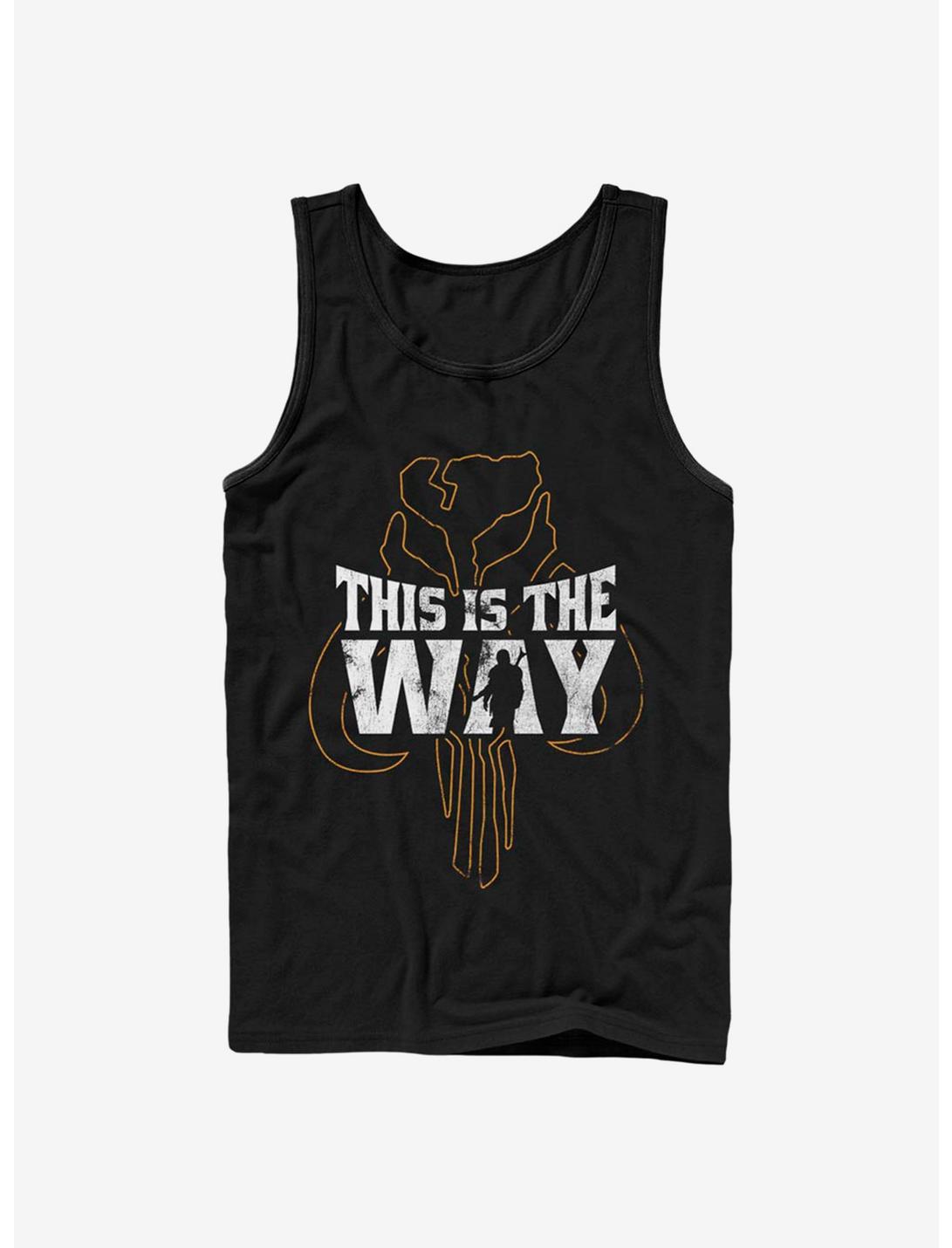 Star Wars The Mandalorian This Is The Way Iron Heart Outline Tank, BLACK, hi-res