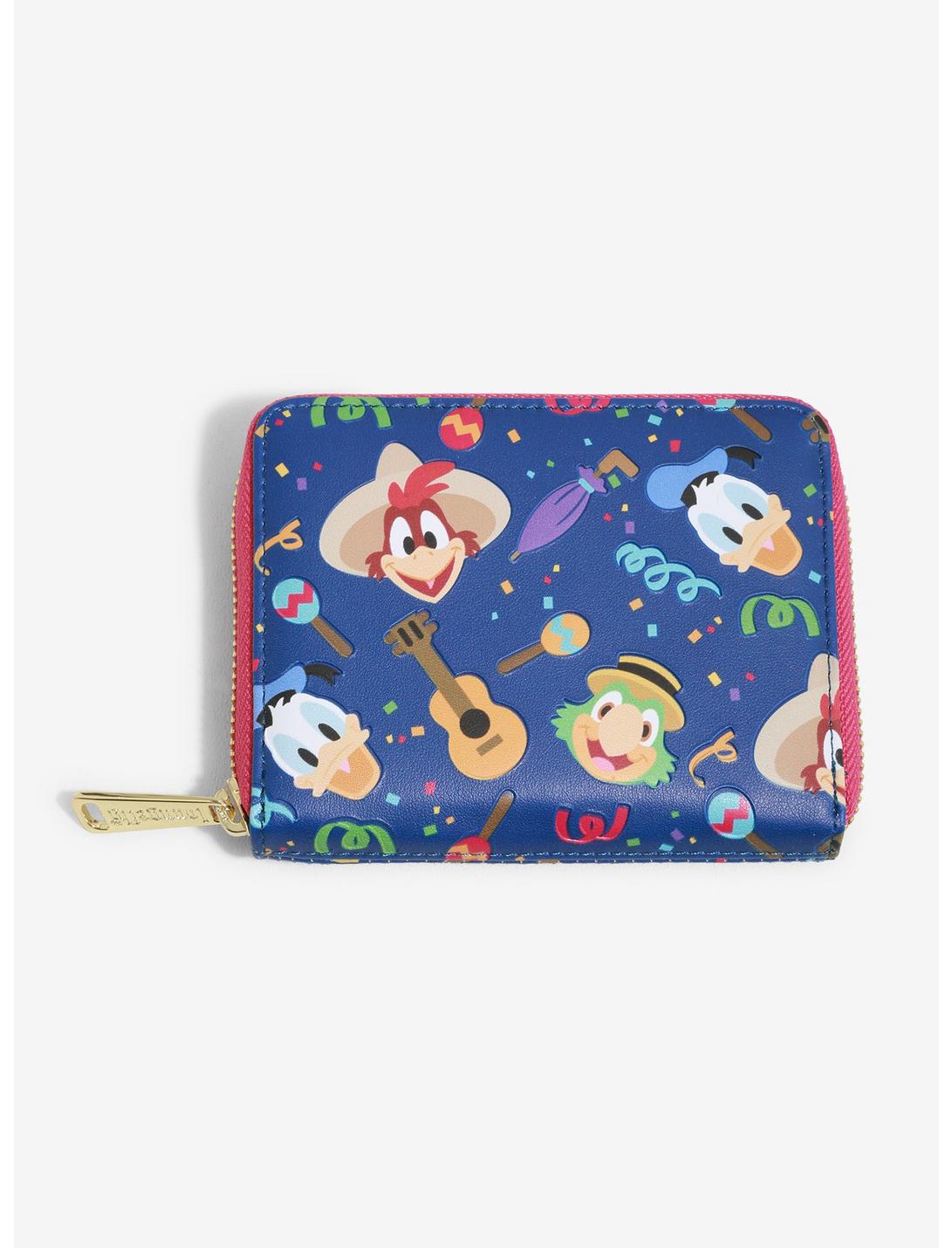 Loungefly Disney The Three Caballeros Small Zip Wallet, , hi-res