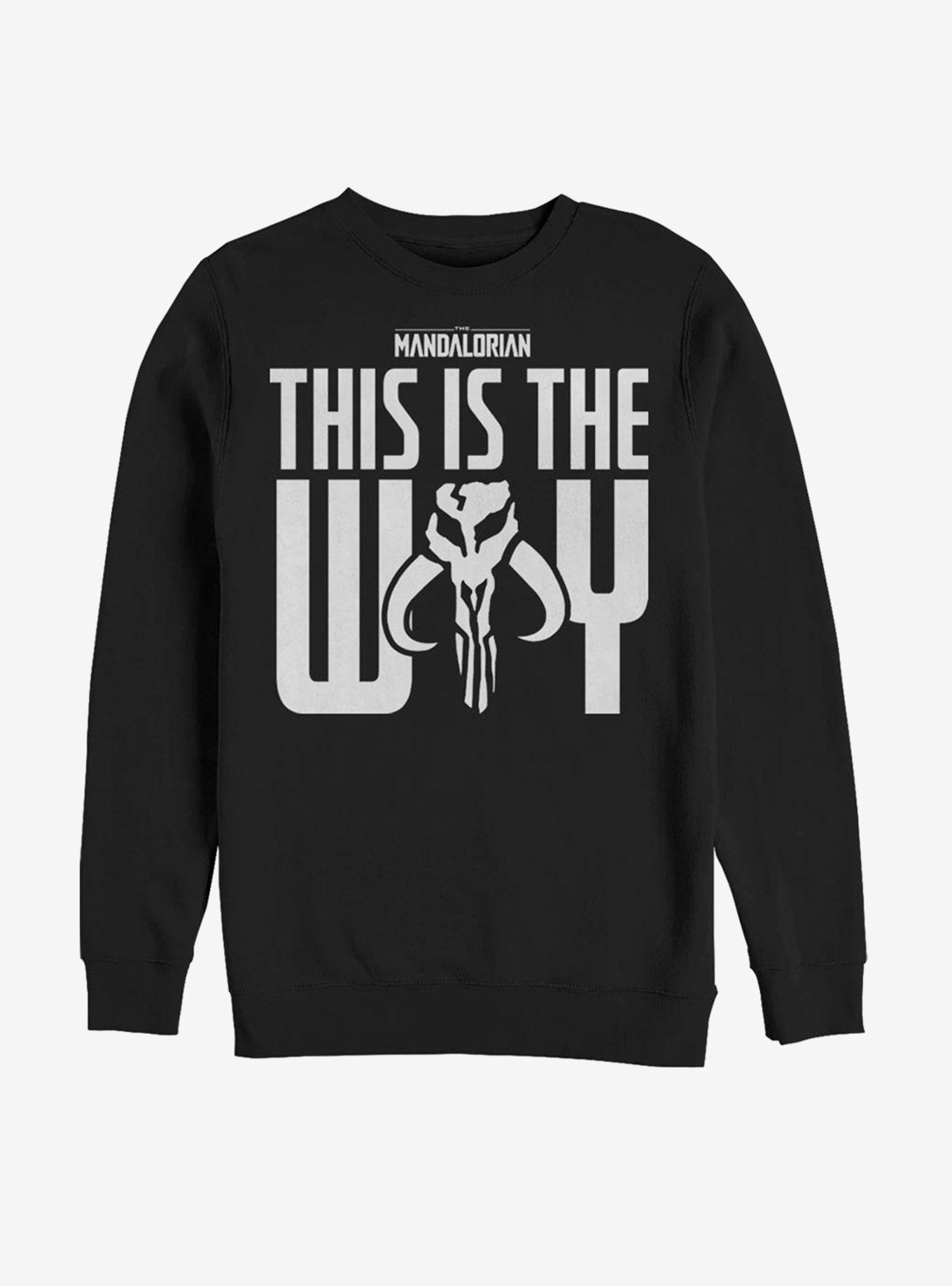Star Wars The Mandalorian This Is The Way Sweatshirt, BLACK, hi-res