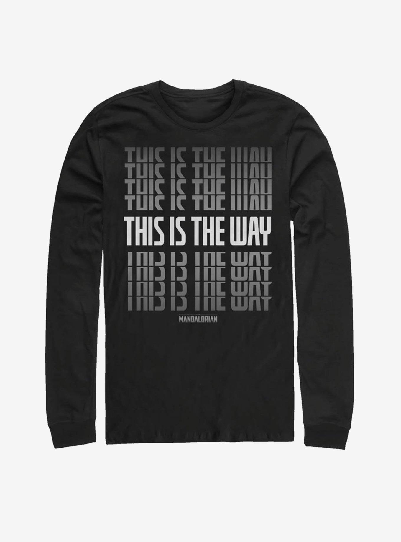Star Wars The Mandalorian This Is The Way Stack Long-Sleeve T-Shirt, , hi-res