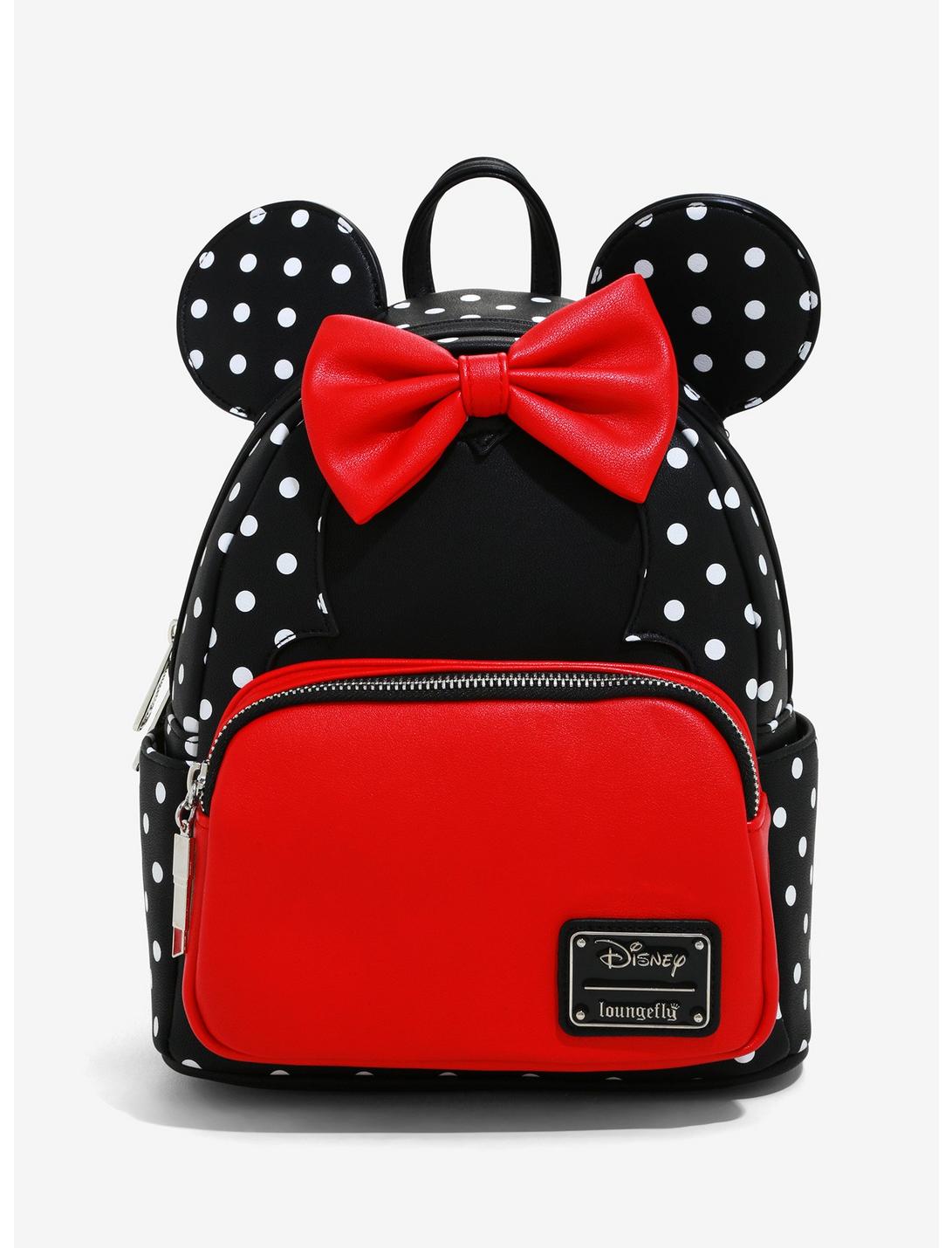 Loungefly Disney Minnie Mouse Polka Dots Mini Backpack, , hi-res