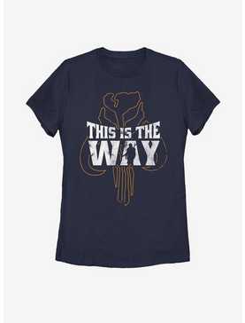 Star Wars The Mandalorian This Is The Way Silhouette Womens T-Shirt, , hi-res