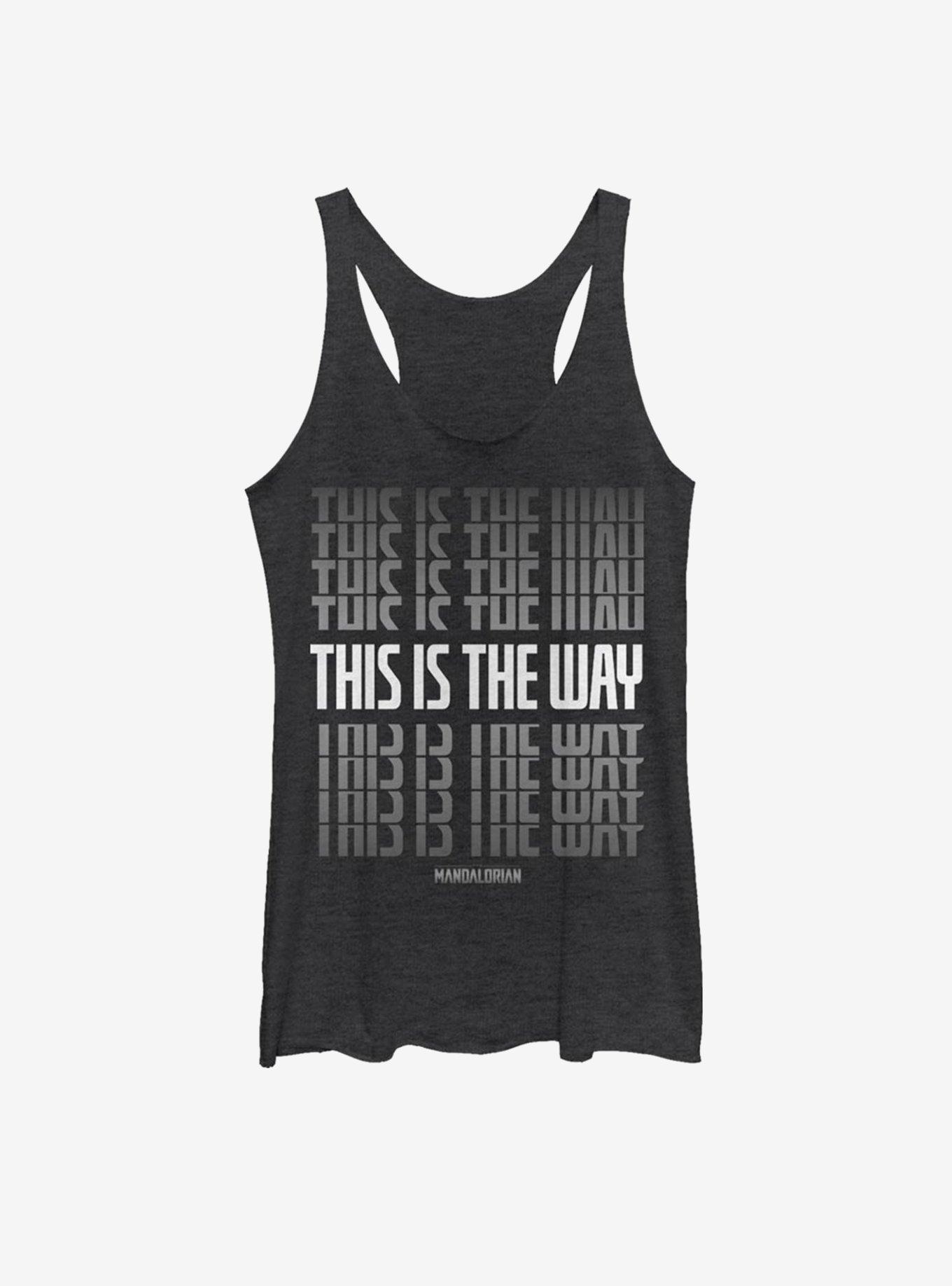 Star Wars The Mandalorian This Is The Way Stack Womens Tank Top