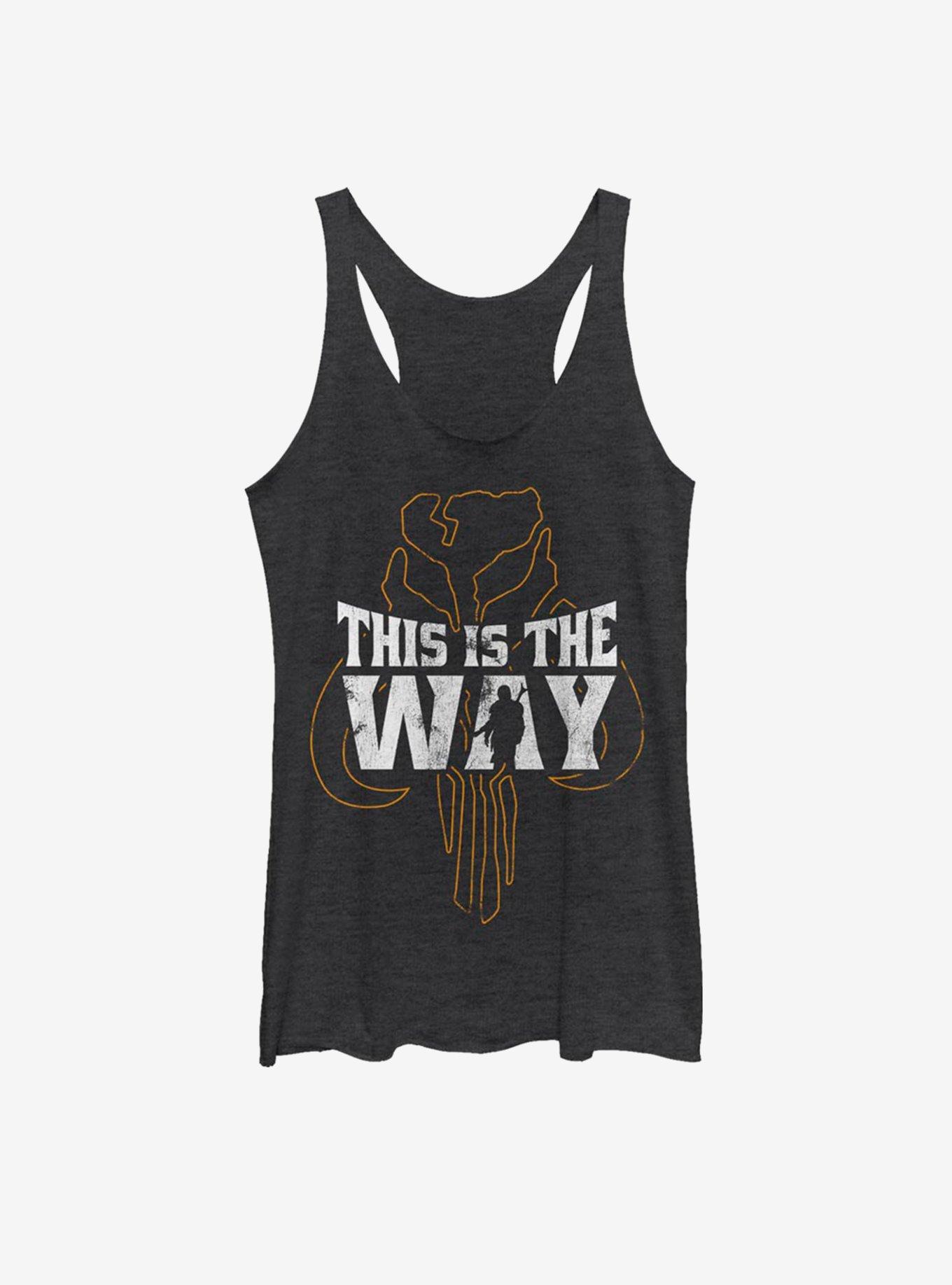 Star Wars The Mandalorian This Is The Way Silhouette Womens Tank Top