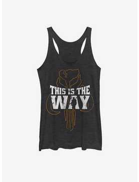 Star Wars The Mandalorian This Is The Way Silhouette Womens Tank Top, , hi-res