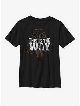 Star Wars The Mandalorian This Is The Way Silhouette Youth T-Shirt, , hi-res