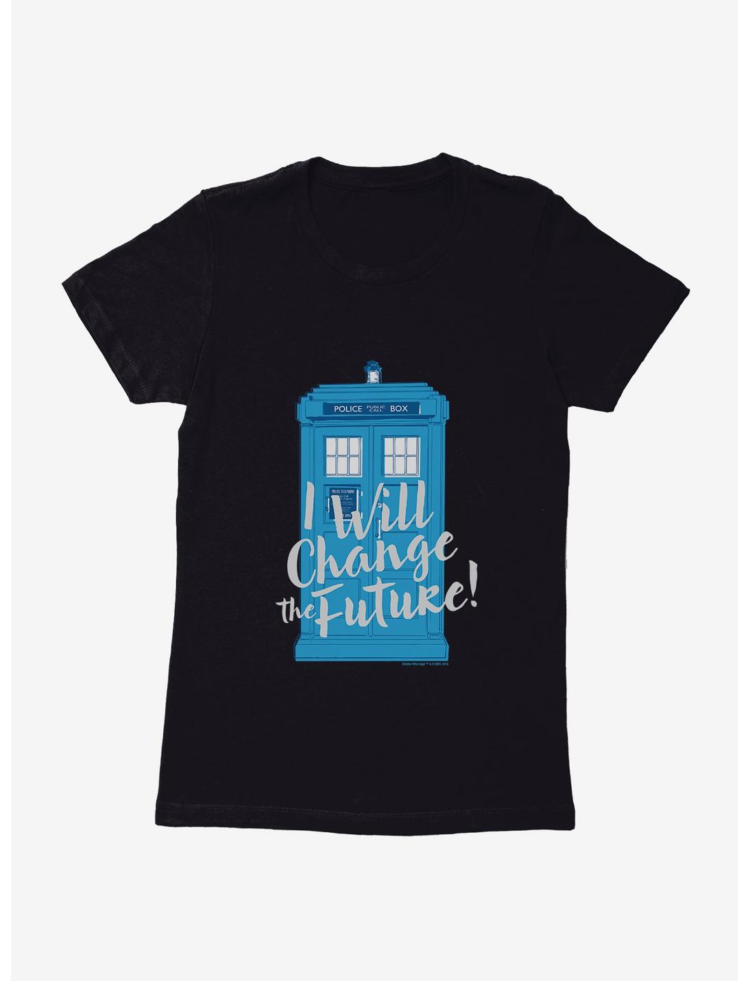 Doctor Who I Will Change The Future Womens T-Shirt, BLACK, hi-res
