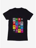 Doctor Who The Tenth Doctor Color Block Art Womens T-Shirt, BLACK, hi-res
