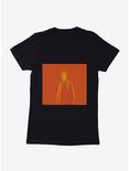 Doctor Who The Tenth Doctor Orange Outline Womens T-Shirt, BLACK, hi-res