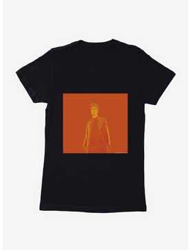 Doctor Who The Tenth Doctor Orange Outline Womens T-Shirt, , hi-res