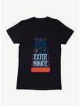 Doctor Who Dalek Outline Womens T-Shirt, BLACK, hi-res