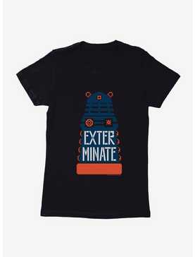 Doctor Who Dalek Outline Womens T-Shirt, , hi-res