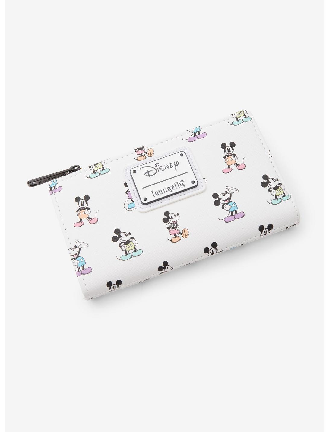 Loungefly Disney Mickey Mouse Pastel Poses Wallet, , hi-res