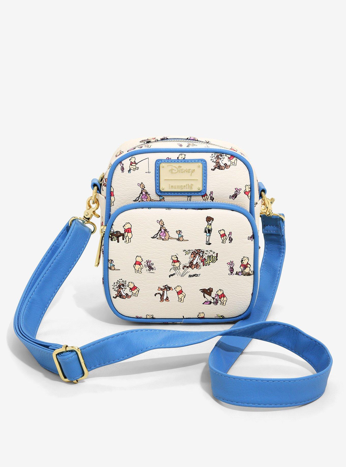 Loungefly Disney Winnie The Pooh Line Drawing Crossbody Bag Purse