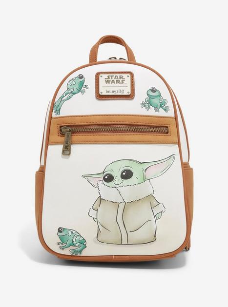 Loungefly Star Wars The Mandalorian The Child with Frogs Mini Backpack -  BoxLunch Exclusive | BoxLunch