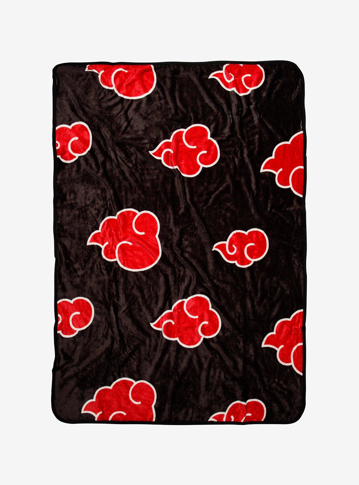 Naruto Shippuden Akatsuki Cloud Throw Blanket