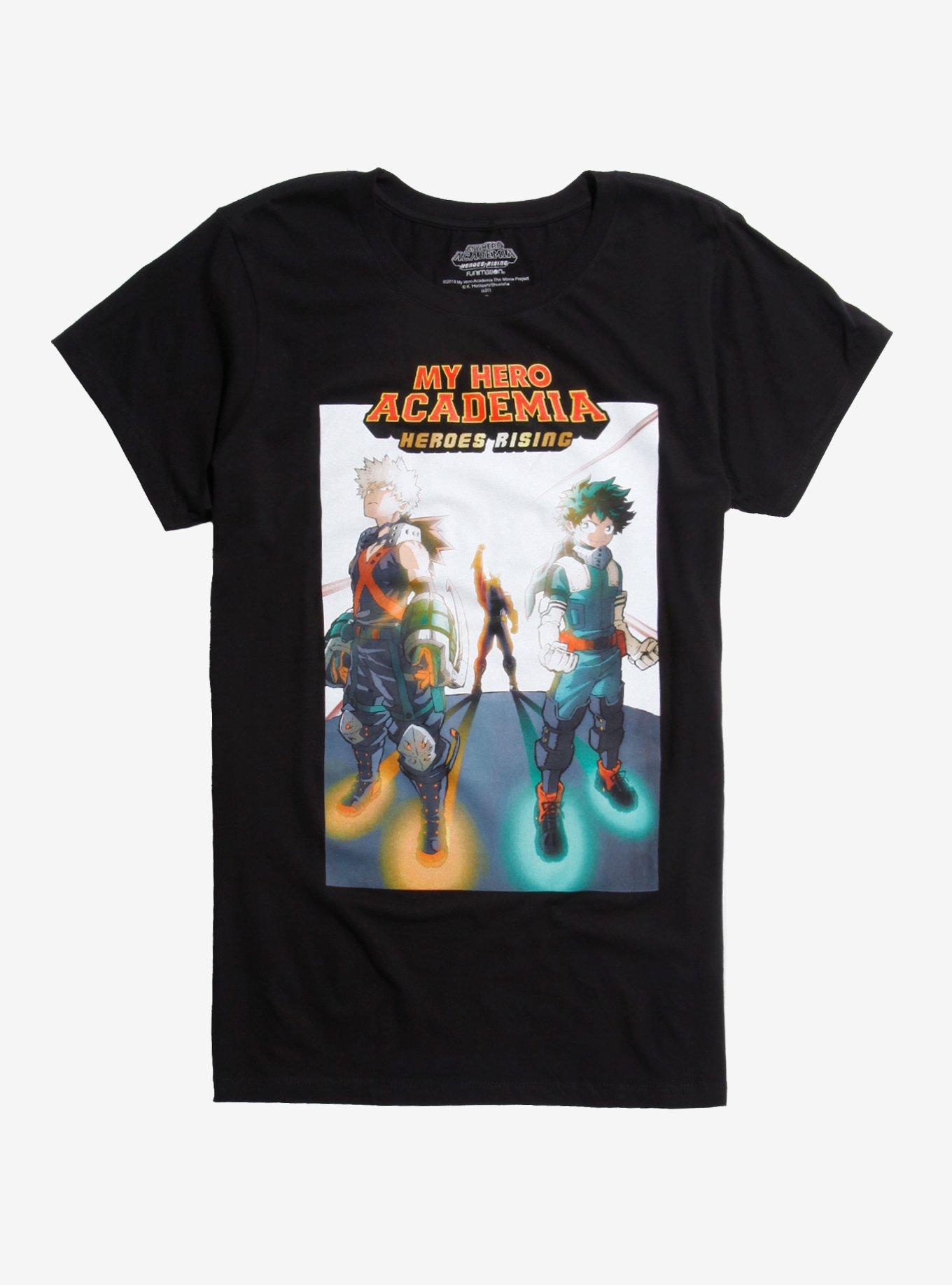 My Hero Academia: Heroes Rising Bakugo & Midoriya Girls T-Shirt Plus Size, MULTI, hi-res