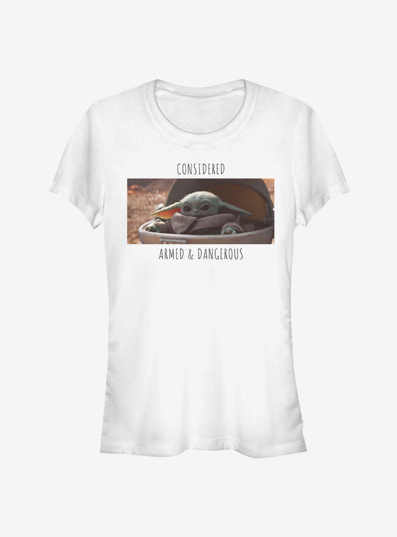 Star Wars The Mandalorian The Child Considered Armed & Dangerous Girls T-Shirt, , hi-res