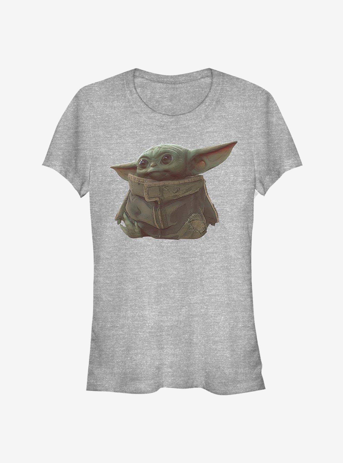 Star Wars The Mandalorian The Child Classic Pose Girls T-Shirt, ATH HTR, hi-res