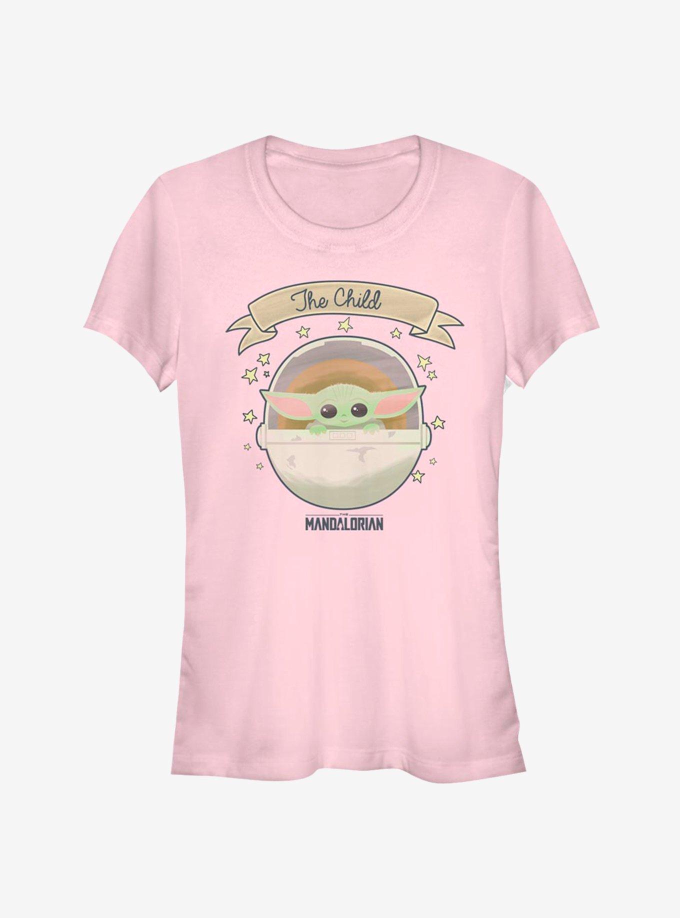 Star Wars The Mandalorian The Child Chibi Girls T-Shirt, LIGHT PINK, hi-res