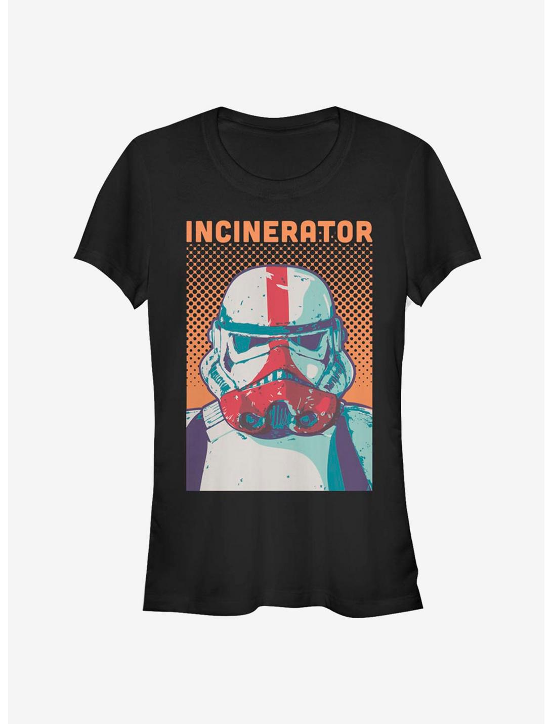 Star Wars The Mandalorian Storm Trooper Incinerator Girls T-Shirt, BLACK, hi-res