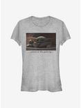 Star Wars The Mandalorian The Child Cutest In The Galaxy Photoreal Girls T-Shirt, ATH HTR, hi-res