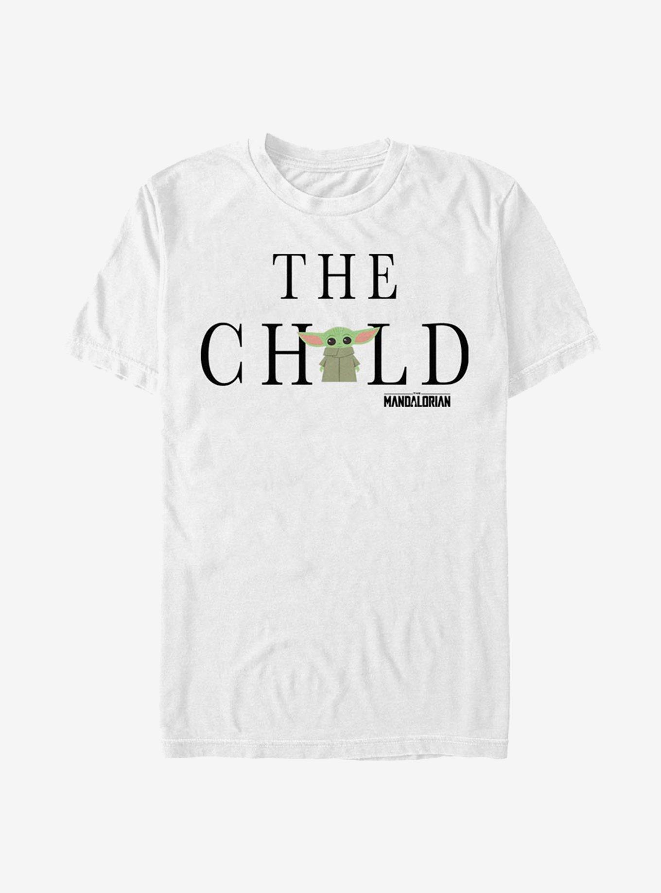 Star Wars The Mandalorian The Child Text T-Shirt