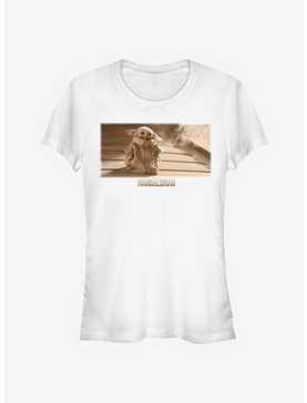 Star Wars The Mandalorian The Child Walking Sepia Girls T-Shirt, , hi-res