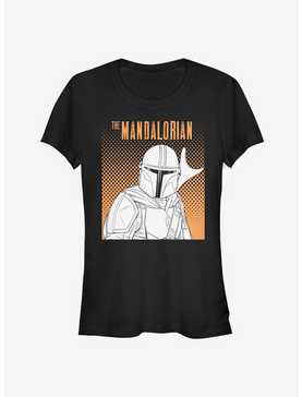 Star Wars The Mandalorian Mando Outline Girls T-Shirt, , hi-res