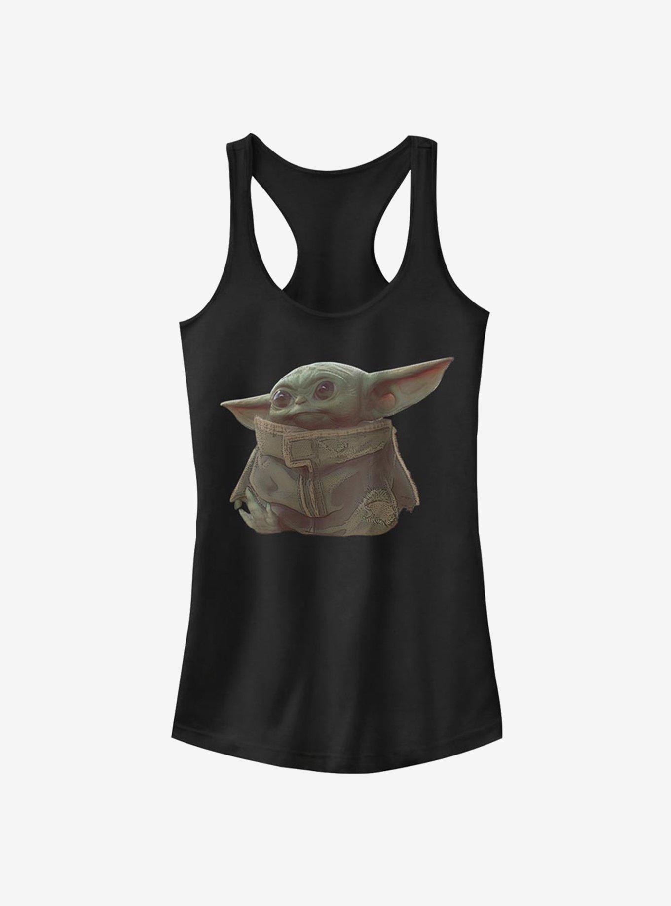 Star Wars The Mandalorian The Child Classic Pose Girls Tank, BLACK, hi-res