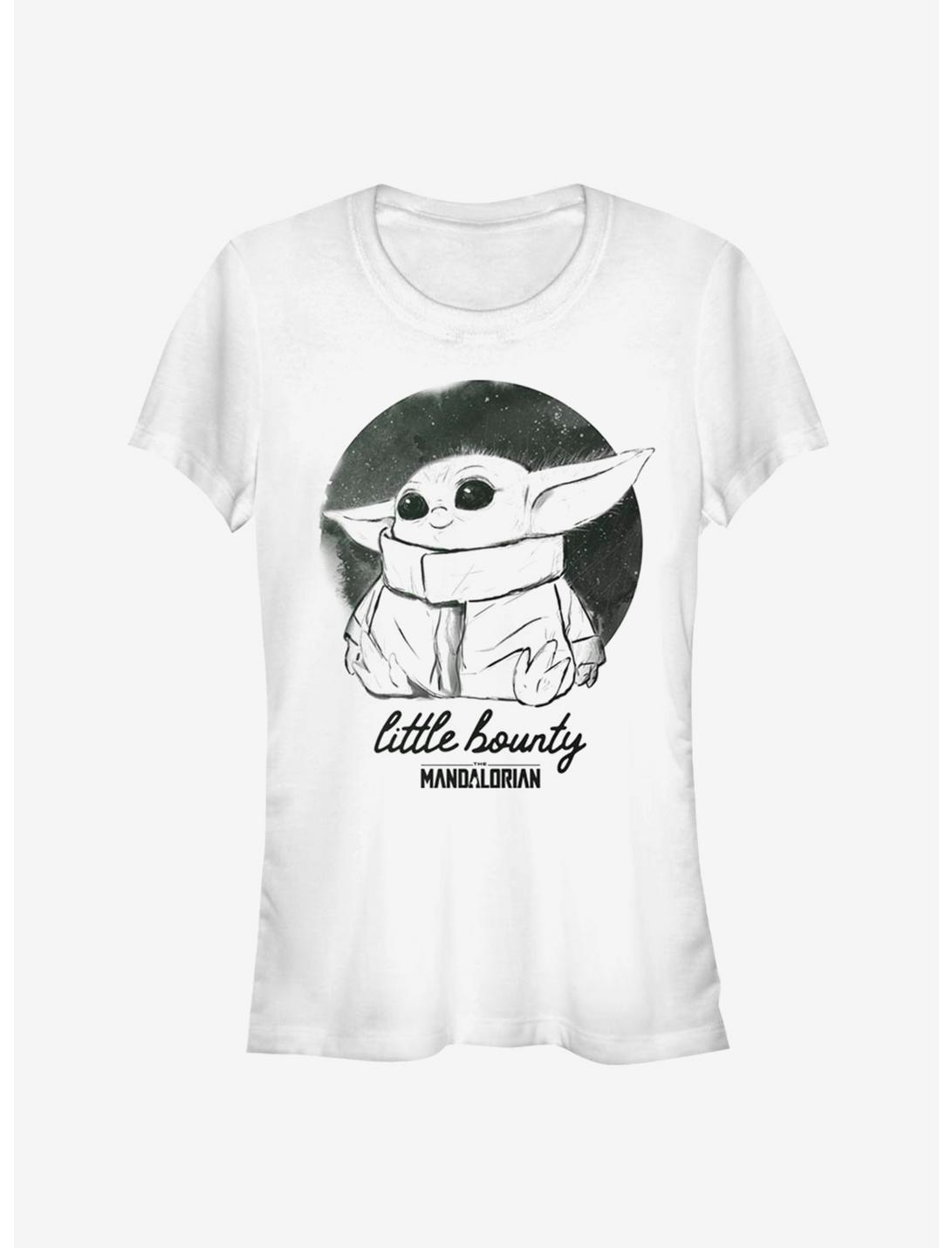 Star Wars The Mandalorian The Child Little Bounty Ink Girls T-Shirt, WHITE, hi-res