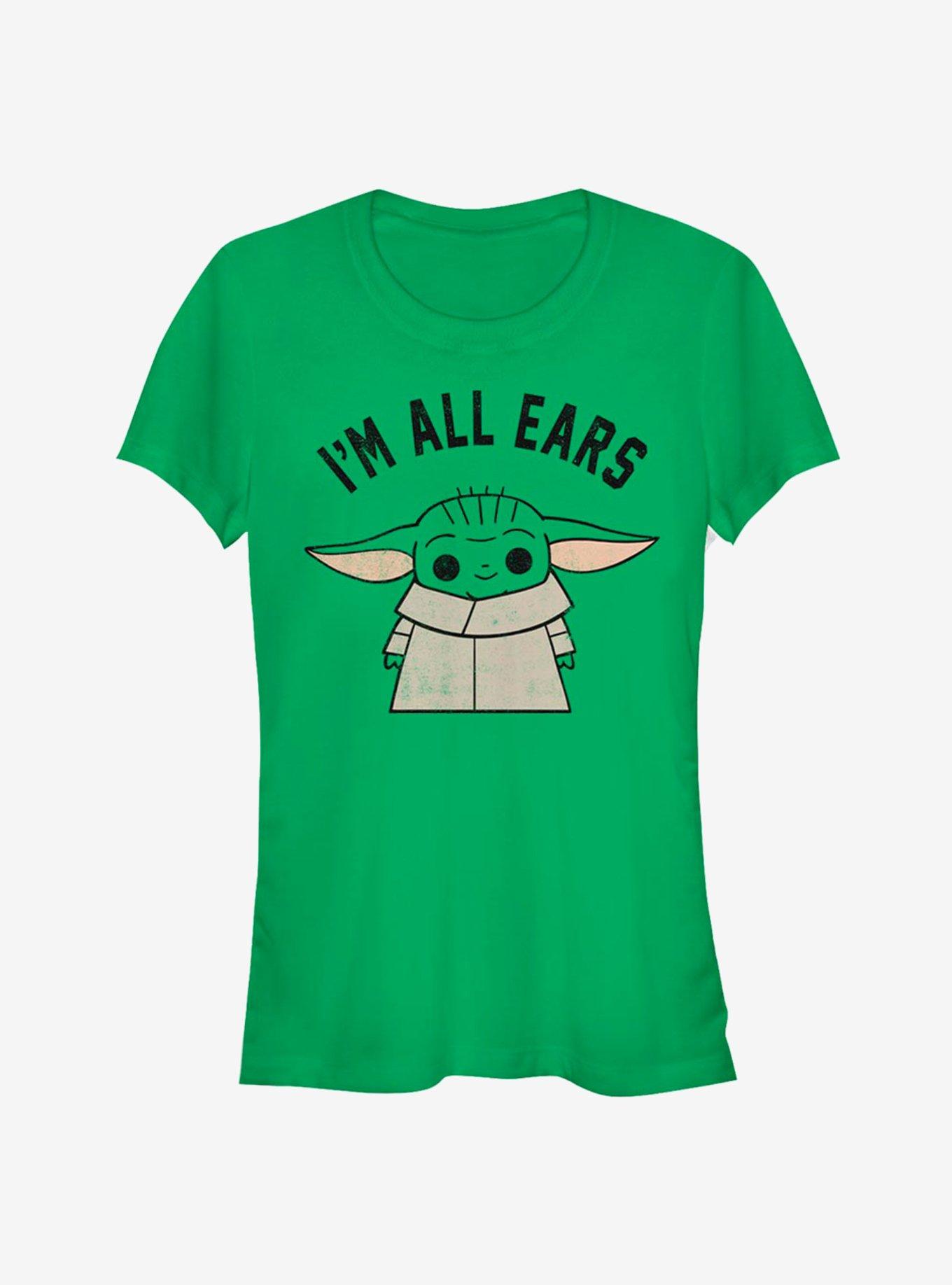 Star Wars The Mandalorian The Child I'm All Ears Girls T-Shirt