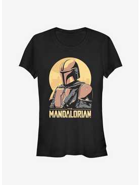 Star Wars The Mandalorian Mando Sunset Frame Girls T-Shirt, , hi-res