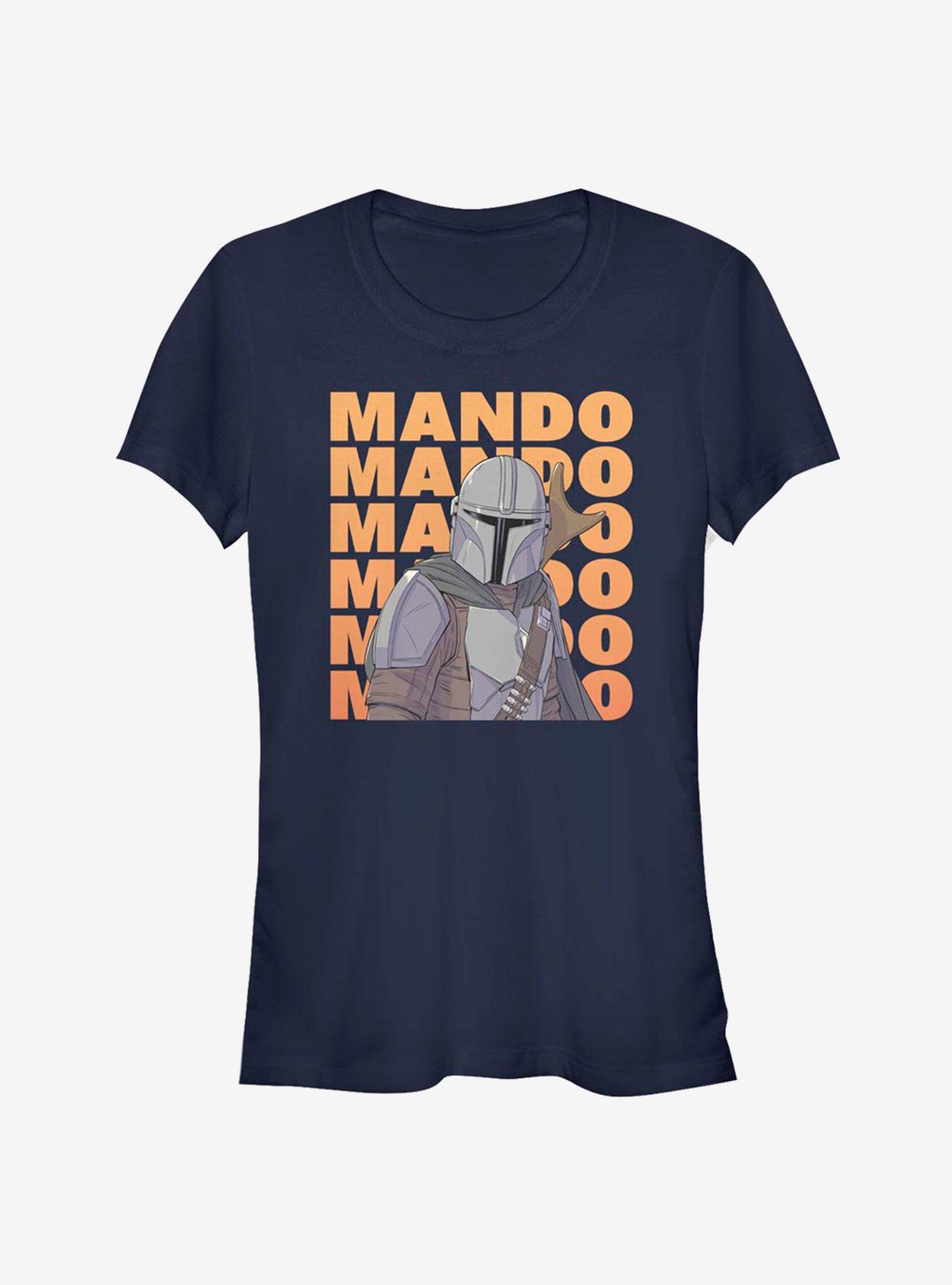 Star Wars The Mandalorian Mando Text Girls T-Shirt, , hi-res