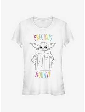 Star Wars The Mandalorian The Child Precious Bounty Outline Girls T-Shirt, , hi-res
